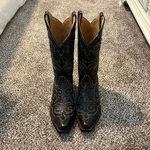 JB Dillon Black Cowboy Boots NEVER WORN